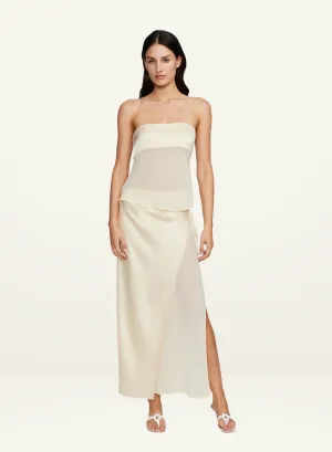 Ownley Ricky Midi Skirt in BUTTERCREAM