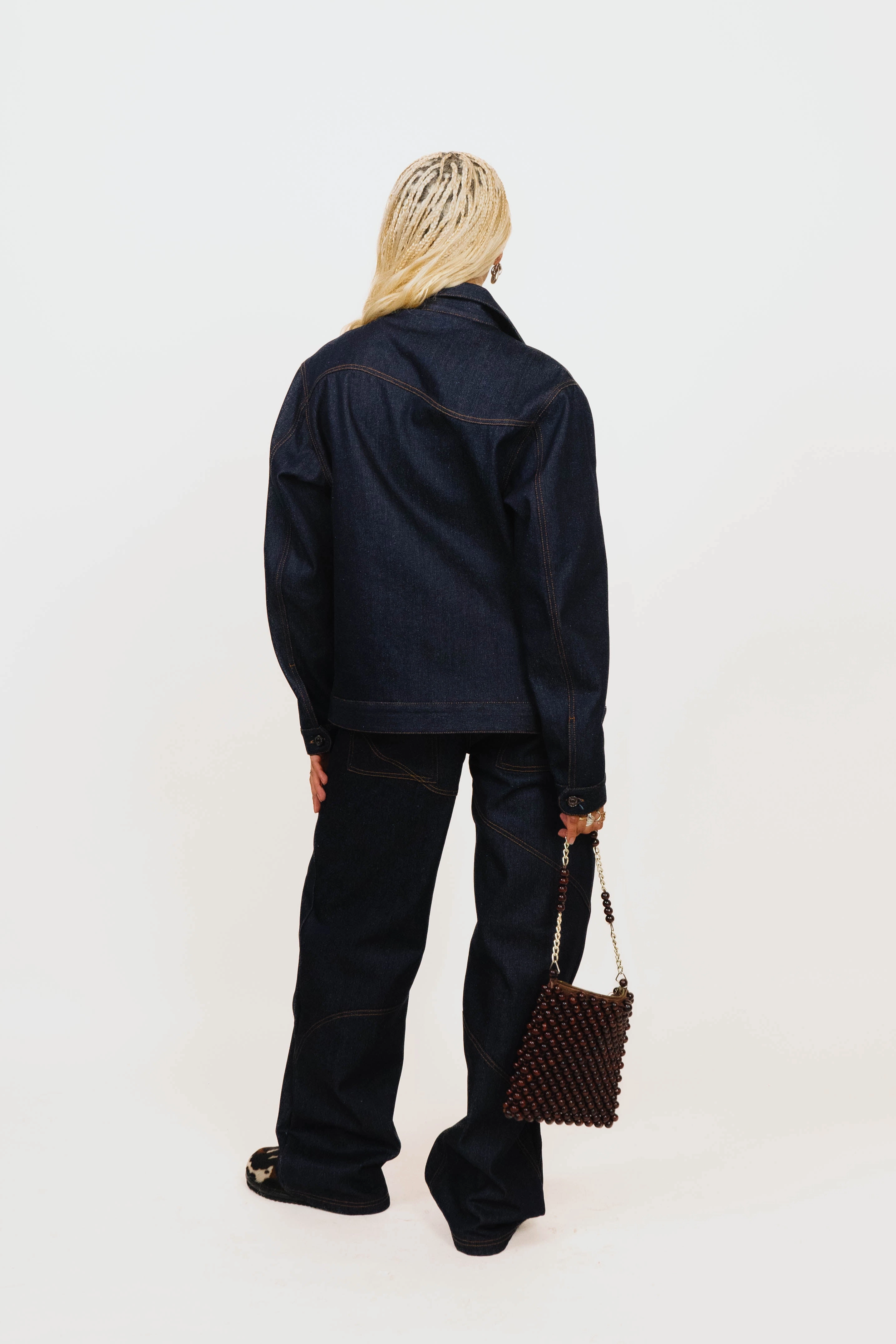 Wave Denim Cozy Design Tight Waist