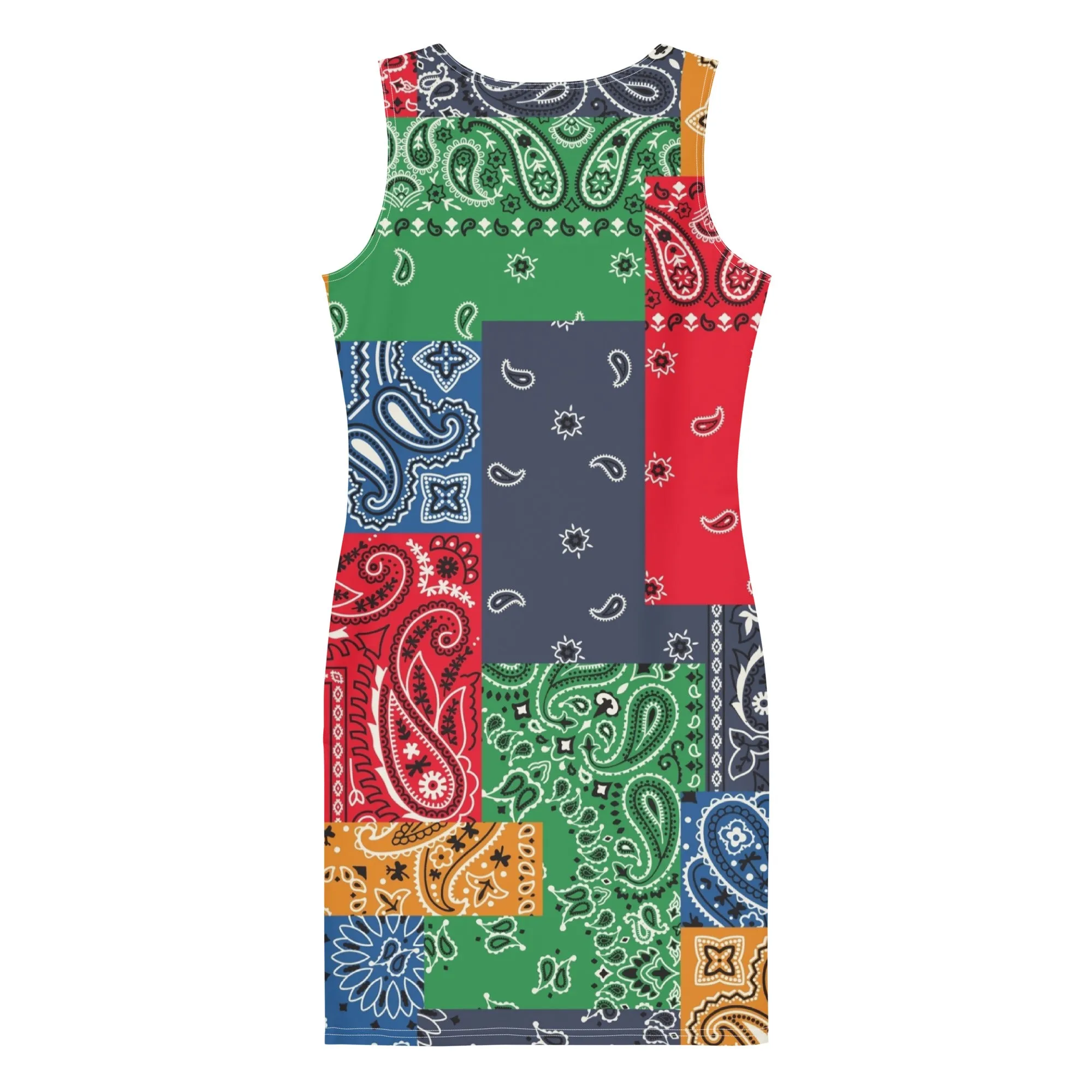 Paisley Bandana Bodycon dress