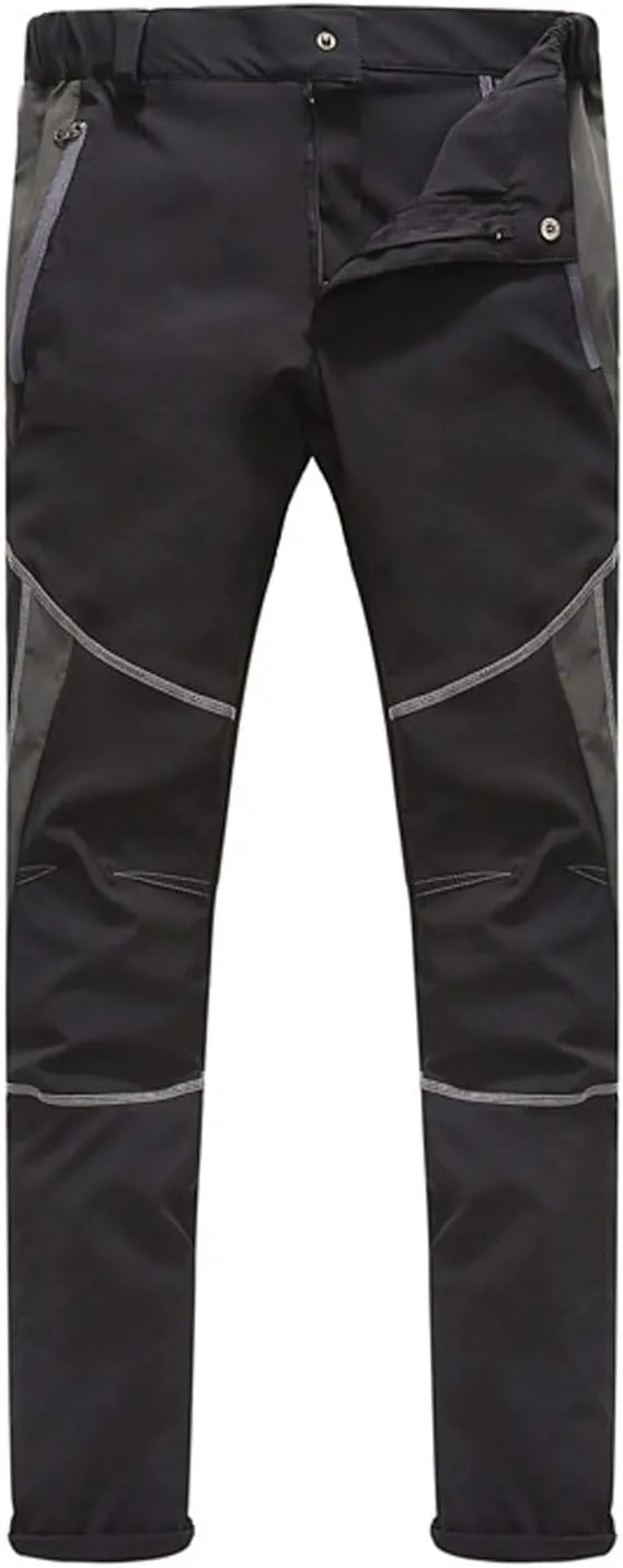 Pants For Men Men's Waterproof Pants Fashion Splice Windproof Trousers Softshell Outdoor Hiking Trousers Cargo Pants