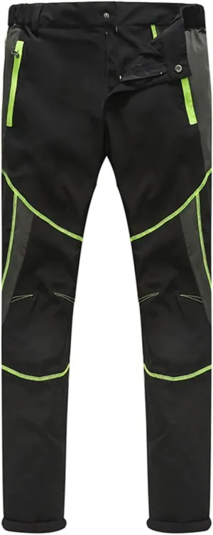 Pants For Men Men's Waterproof Pants Fashion Splice Windproof Trousers Softshell Outdoor Hiking Trousers Cargo Pants