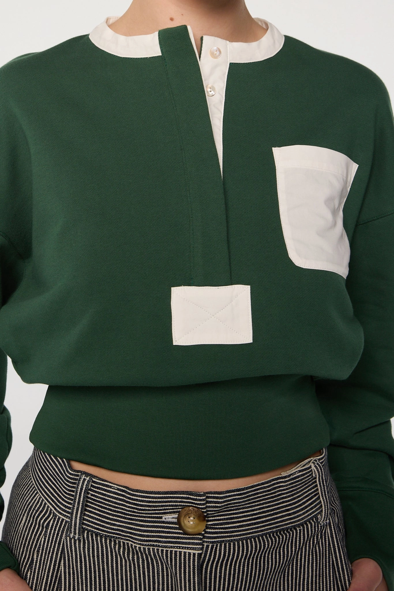 PARKER SWEATSHIRT Low Profile Zipper