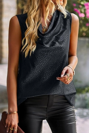 Hot Weather PATTERNED SLEEVELESS CASUAL TOP
