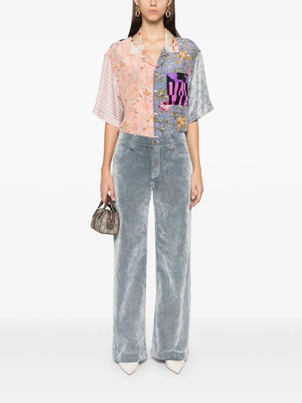 peach jeans
