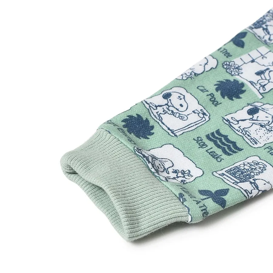 Peanuts™ Fleece Sweatshirt with Pyjama Set for Kids