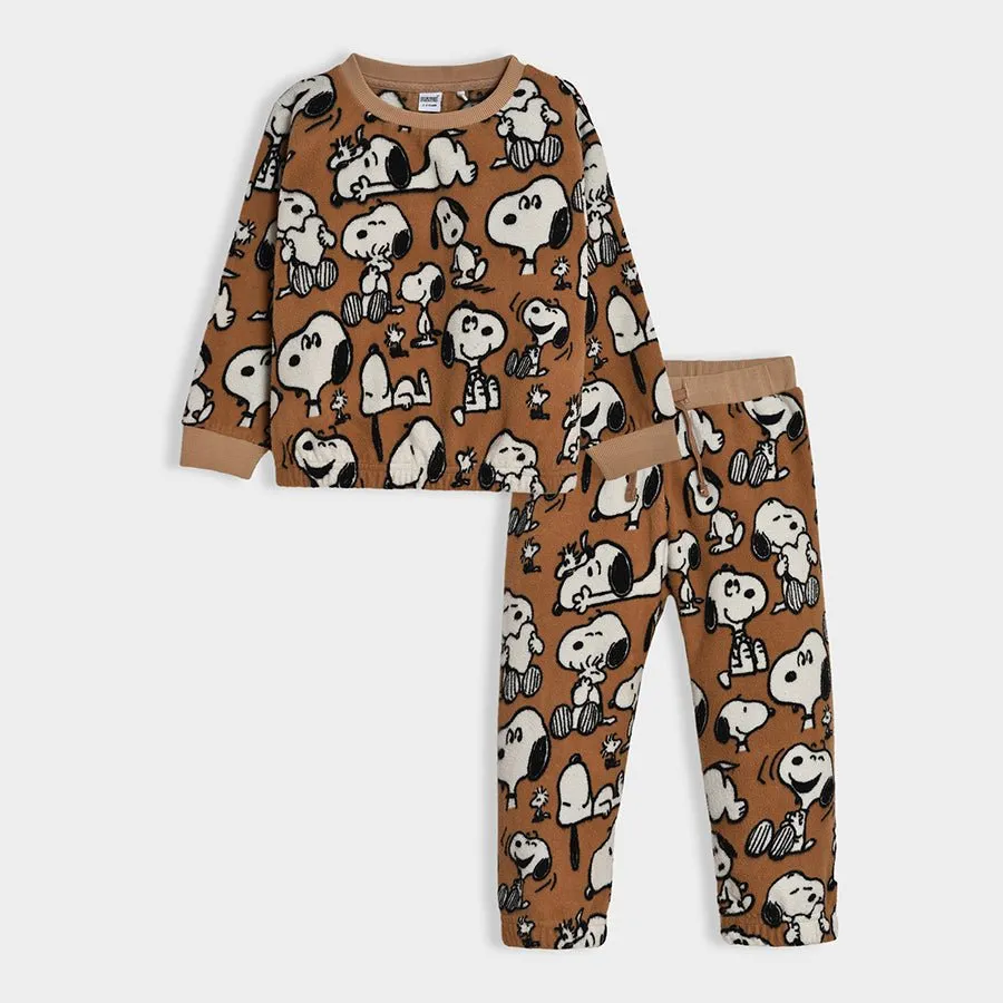 Peanuts™  Snoopy Printed Sweatshirt & Jogger Set