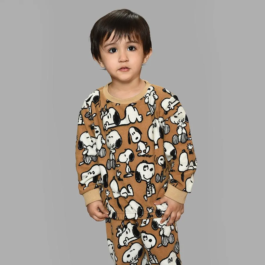 Peanuts™  Snoopy Printed Sweatshirt & Jogger Set