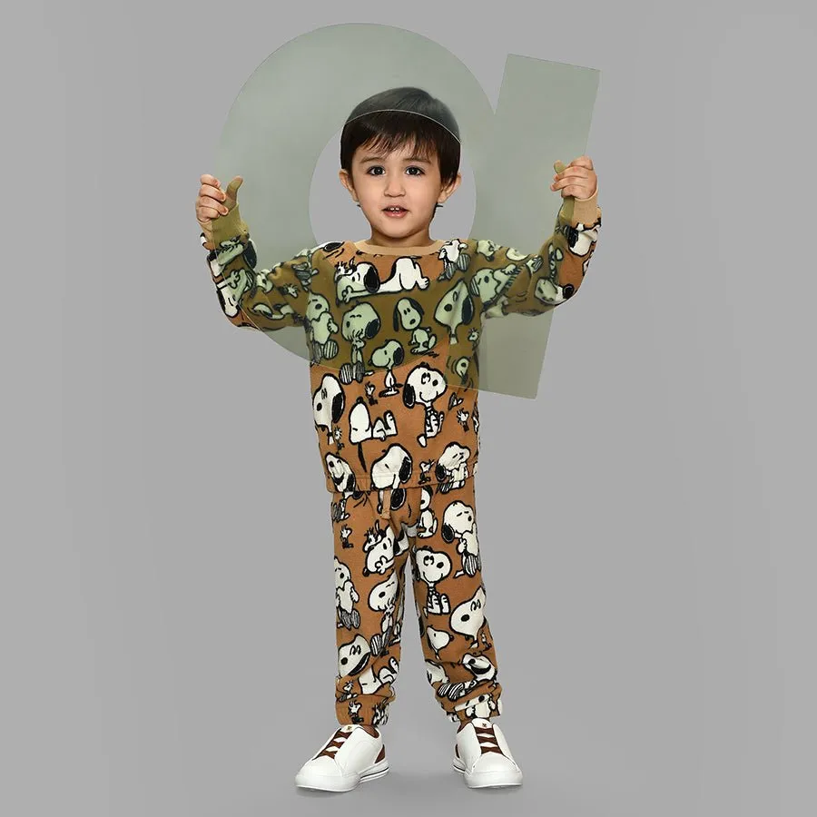 Peanuts™  Snoopy Printed Sweatshirt & Jogger Set