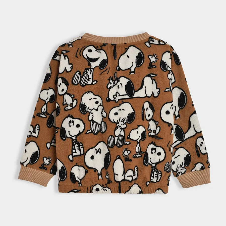 Peanuts™  Snoopy Printed Sweatshirt & Jogger Set