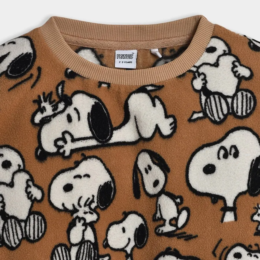 Peanuts™  Snoopy Printed Sweatshirt & Jogger Set