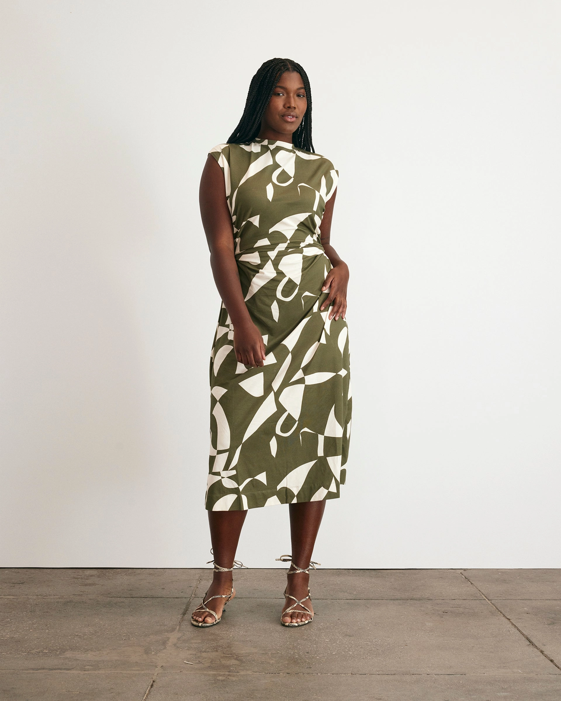 Aurora Dress Shared Moment confident look