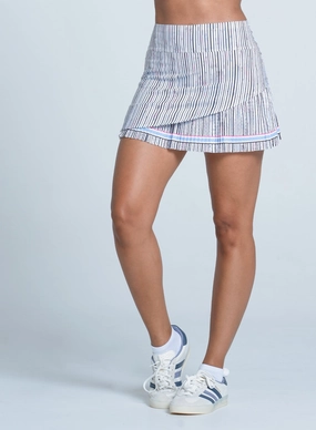 Peek A Blue Pleated Skirt-14" Fashion Style Clean Outfit