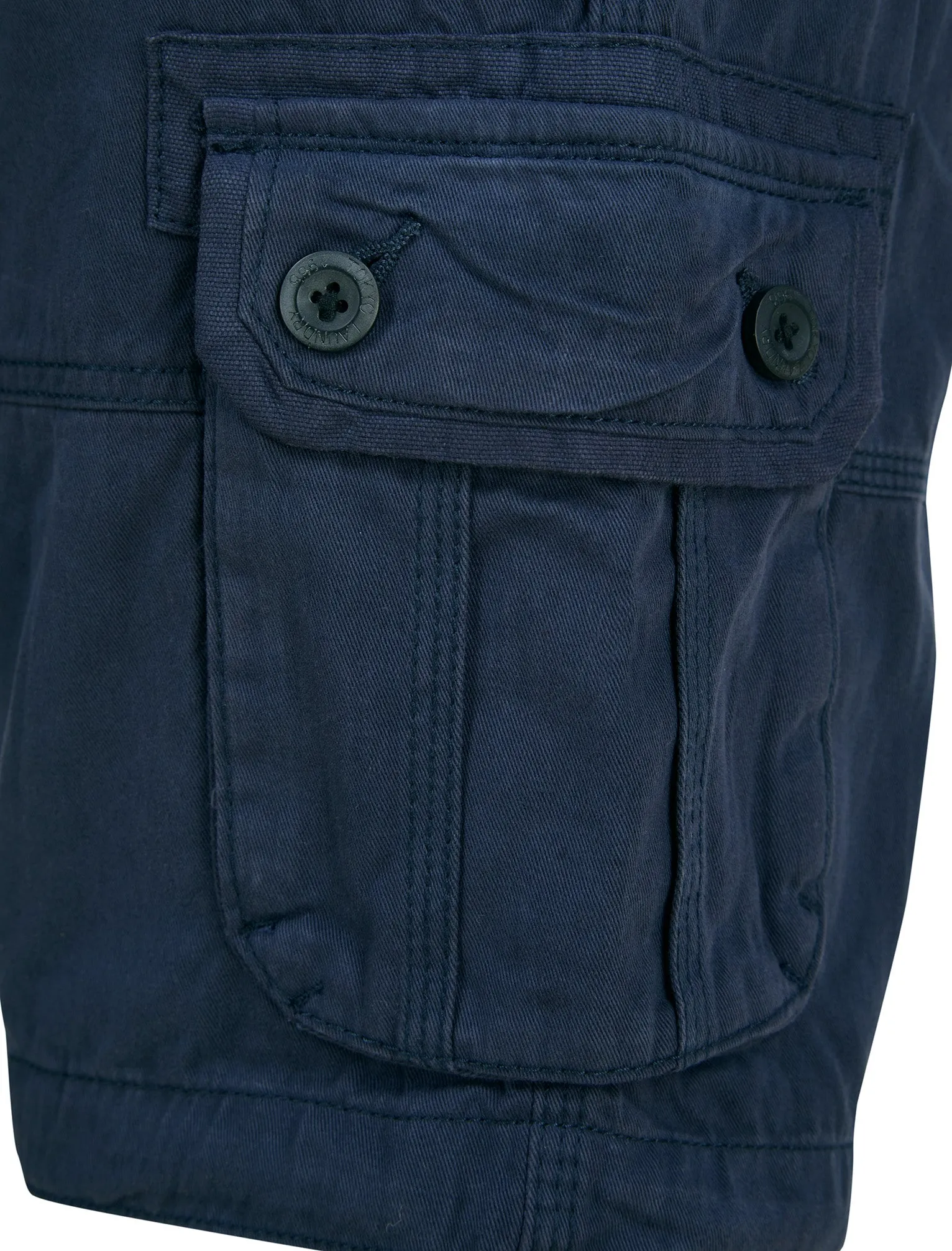 Pentire Cotton Twill Cargo Shorts in Sky Captain Navy - Tokyo Laundry