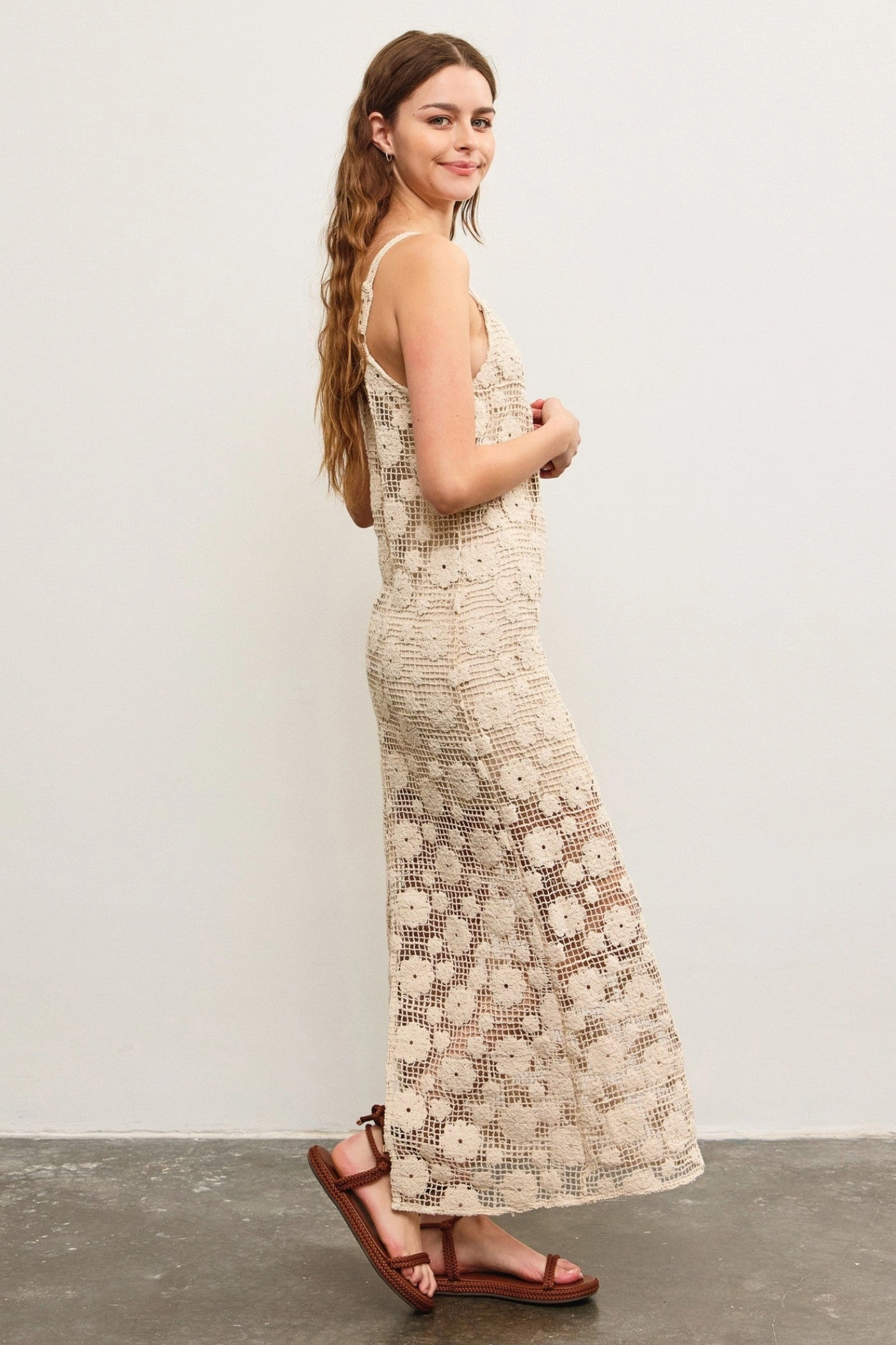 LAUREN CROCHET MAXI DRESS Inner Feel