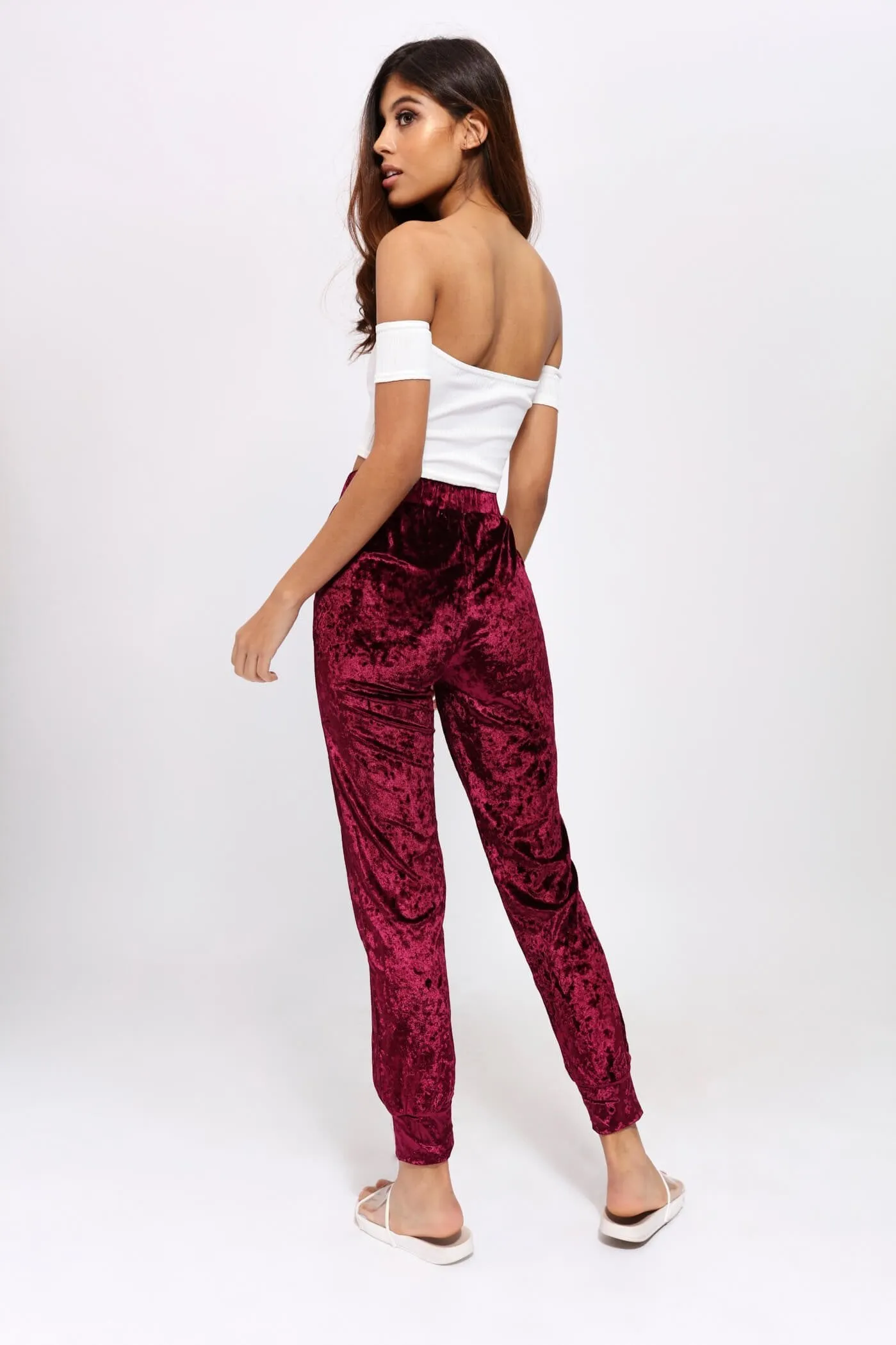 Pink Velvet Trousers