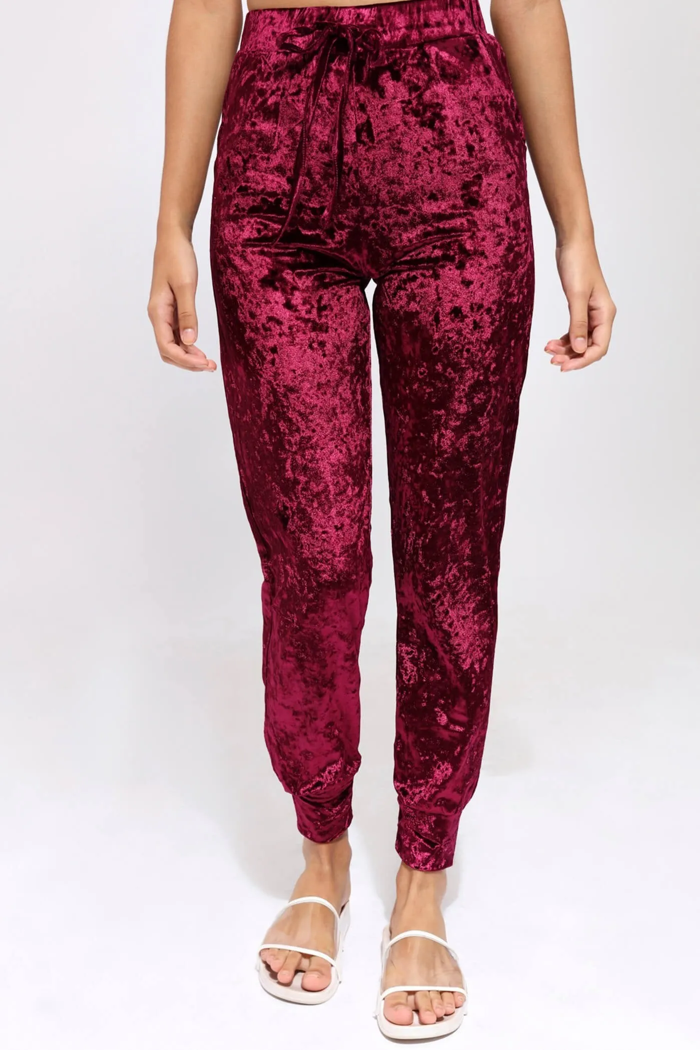 Pink Velvet Trousers