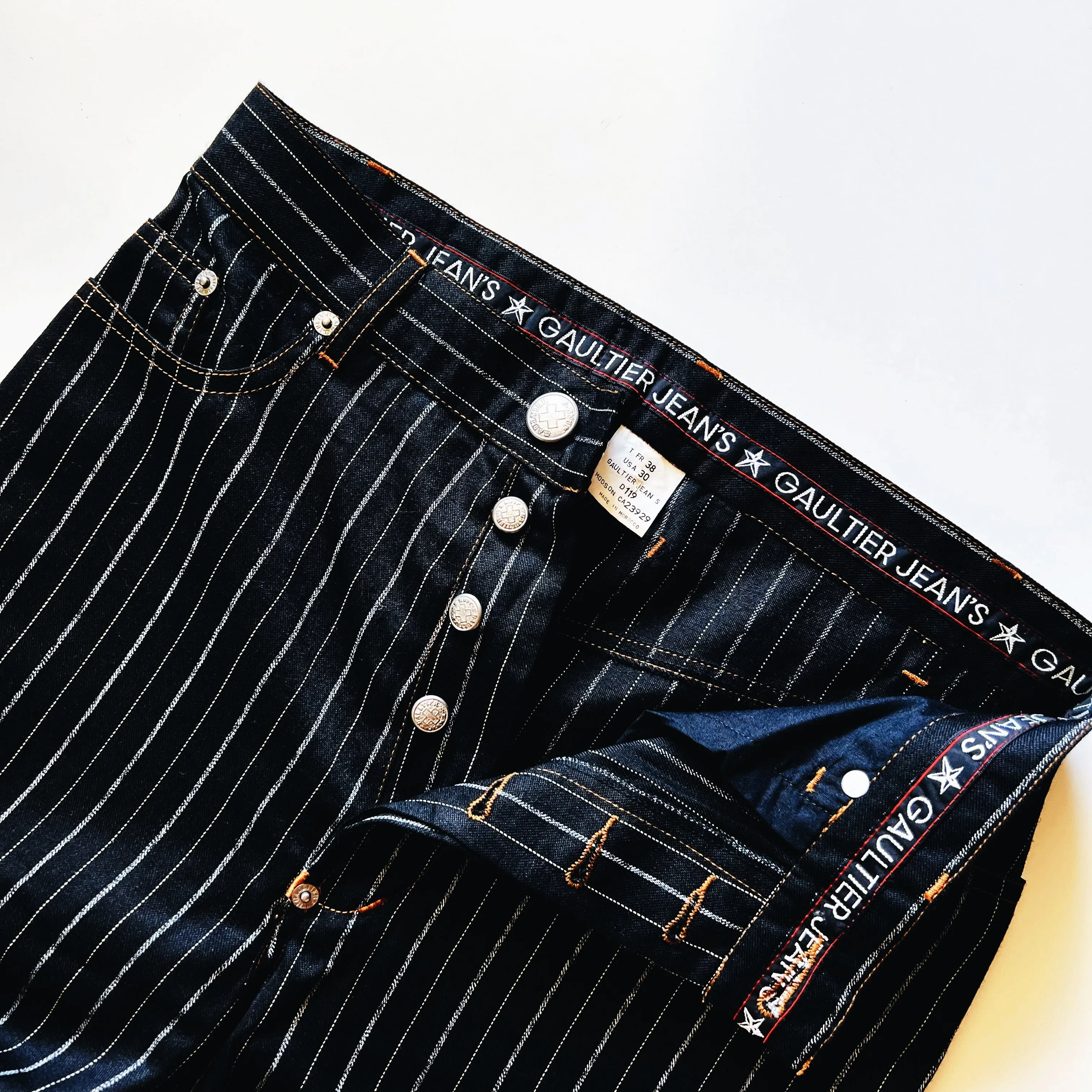 Pinstriped Gaultier Pants