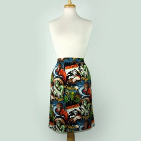 Pinup Hollywood Monsters Pencil Skirt #S-PP712 Relaxed Motion