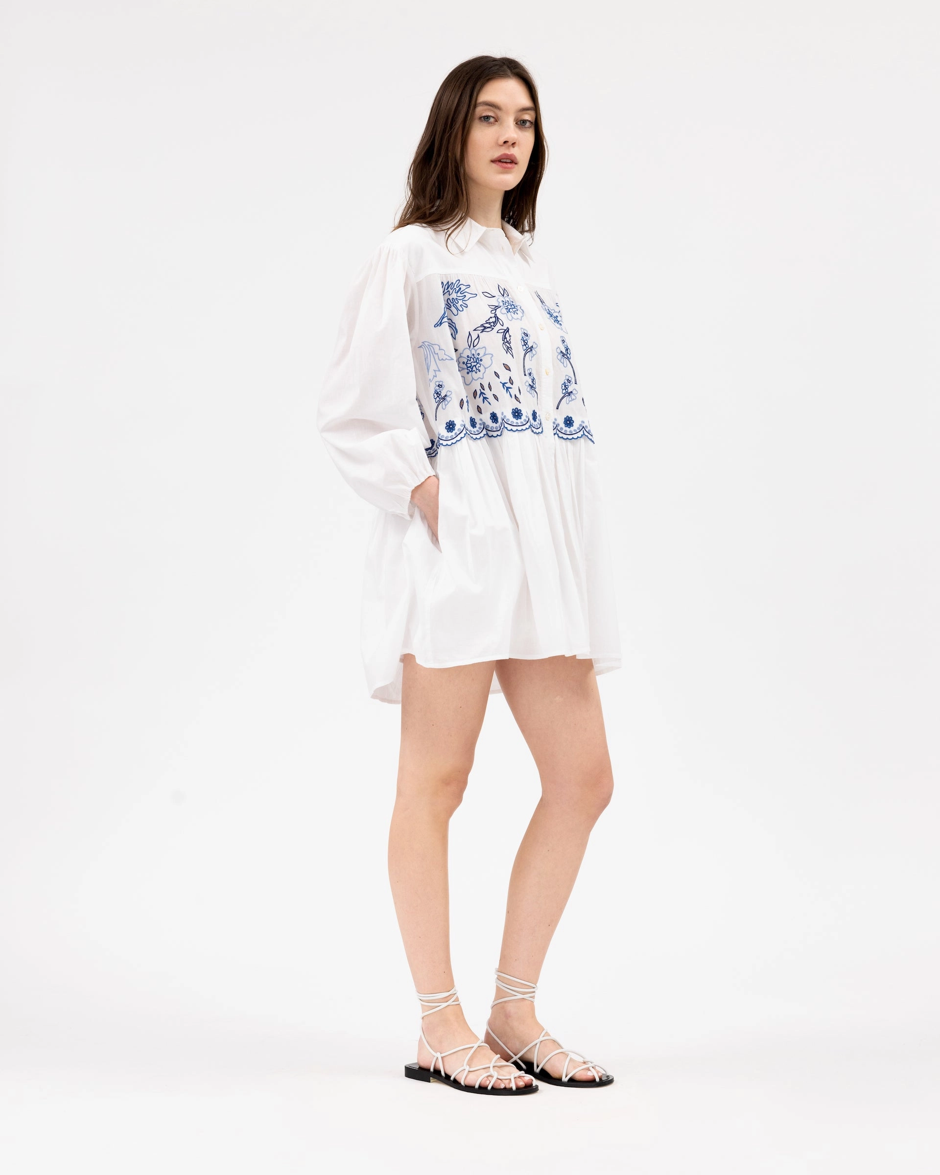 Pippa Dress Cotton-Blend