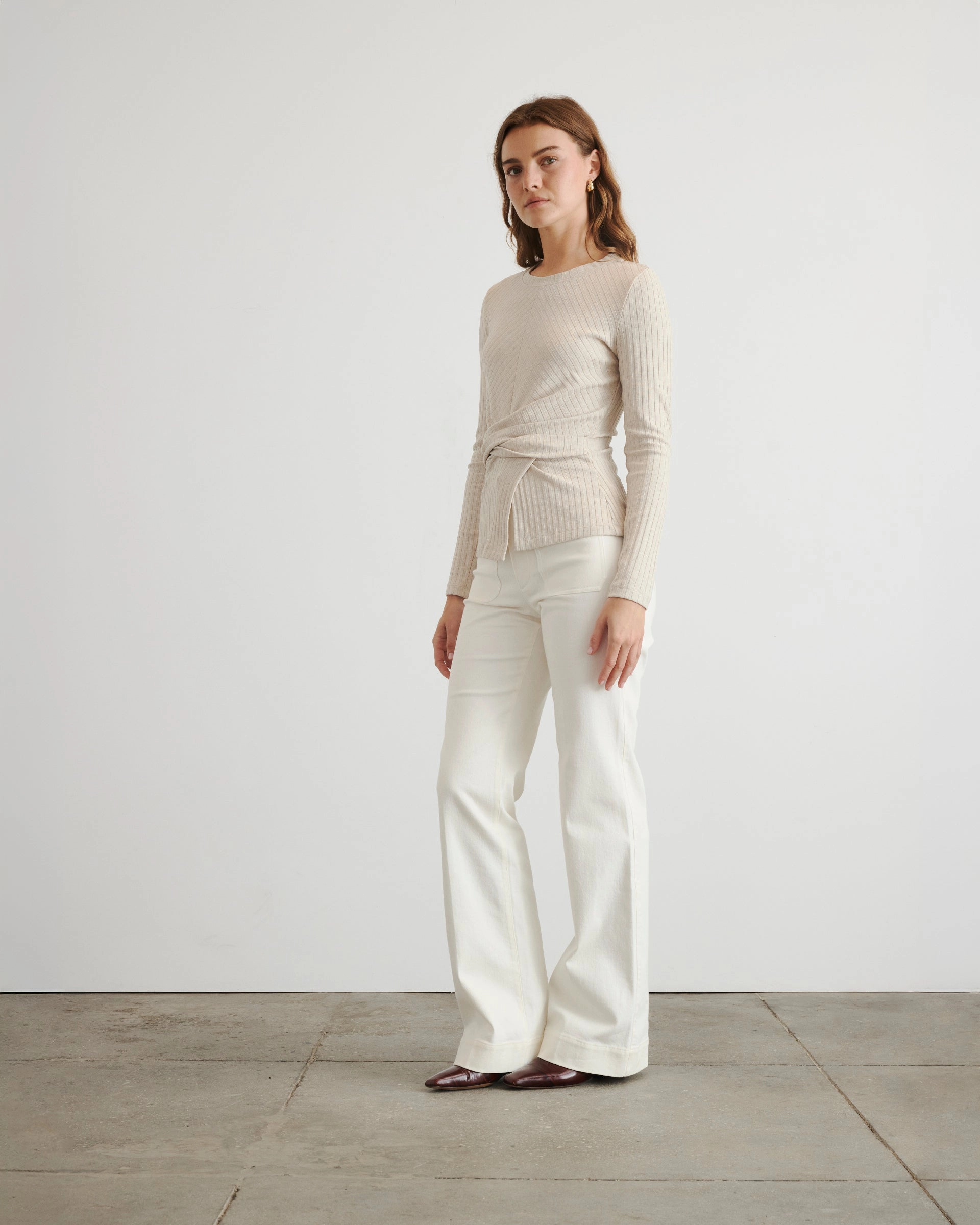 Long Sleeve Kelsey Top OrganicCottonBlend