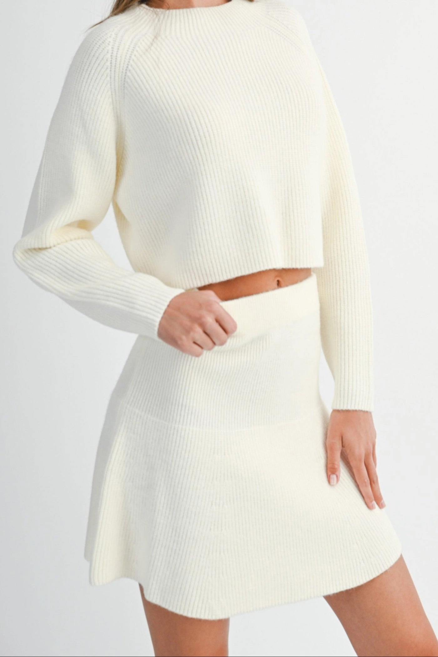 MAGNOLIA SWEATER KNIT SKIRT Summer Outfit