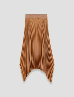 Pleated Flannel Ade Skirt Contemporary Mood