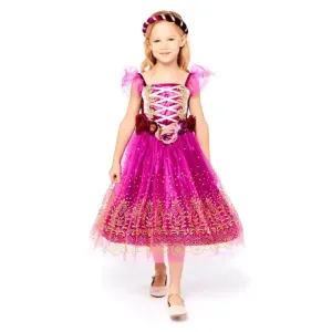 Plum Princess Child Costume for an Enchanting Royal Look