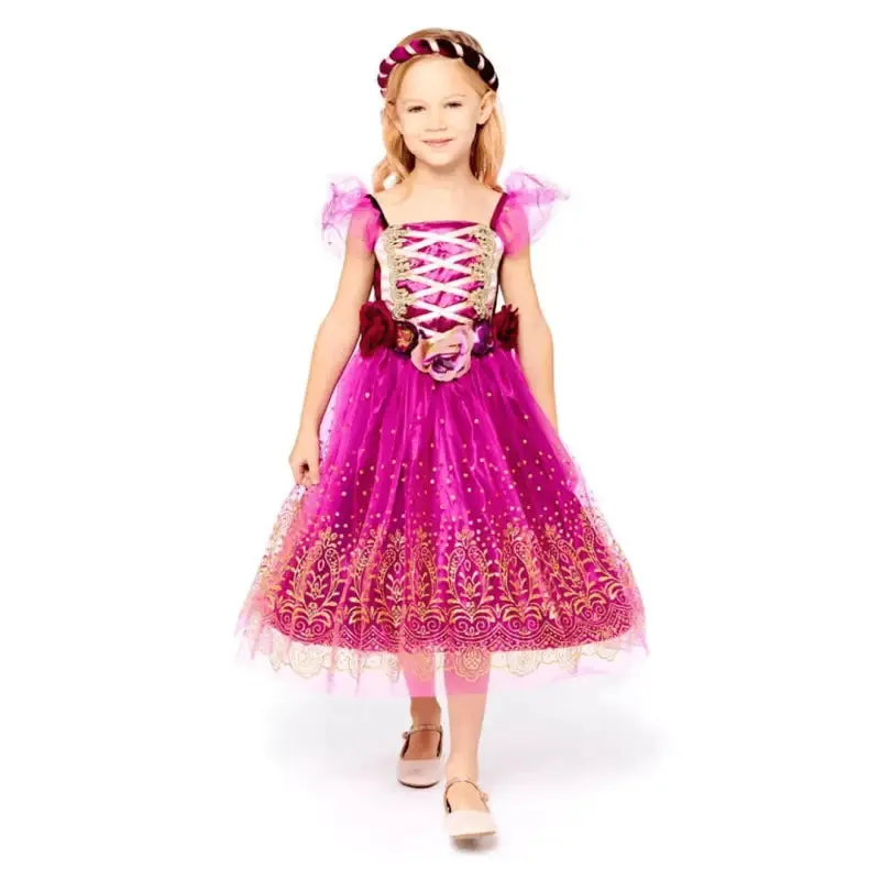 Plum Princess Child Costume for an Enchanting Royal Look