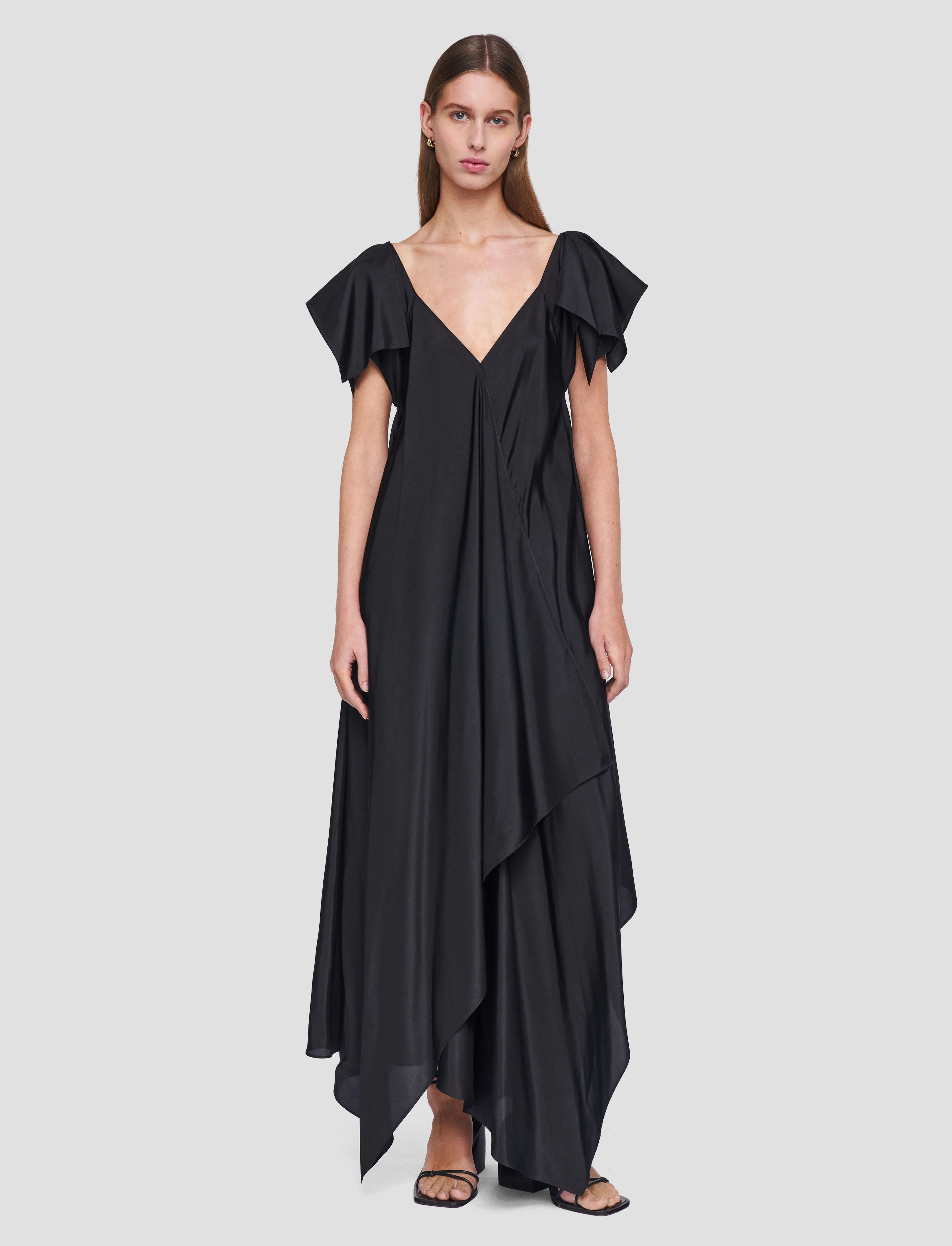 Plumet Habotai Silk Dress Comfortable Fashion
