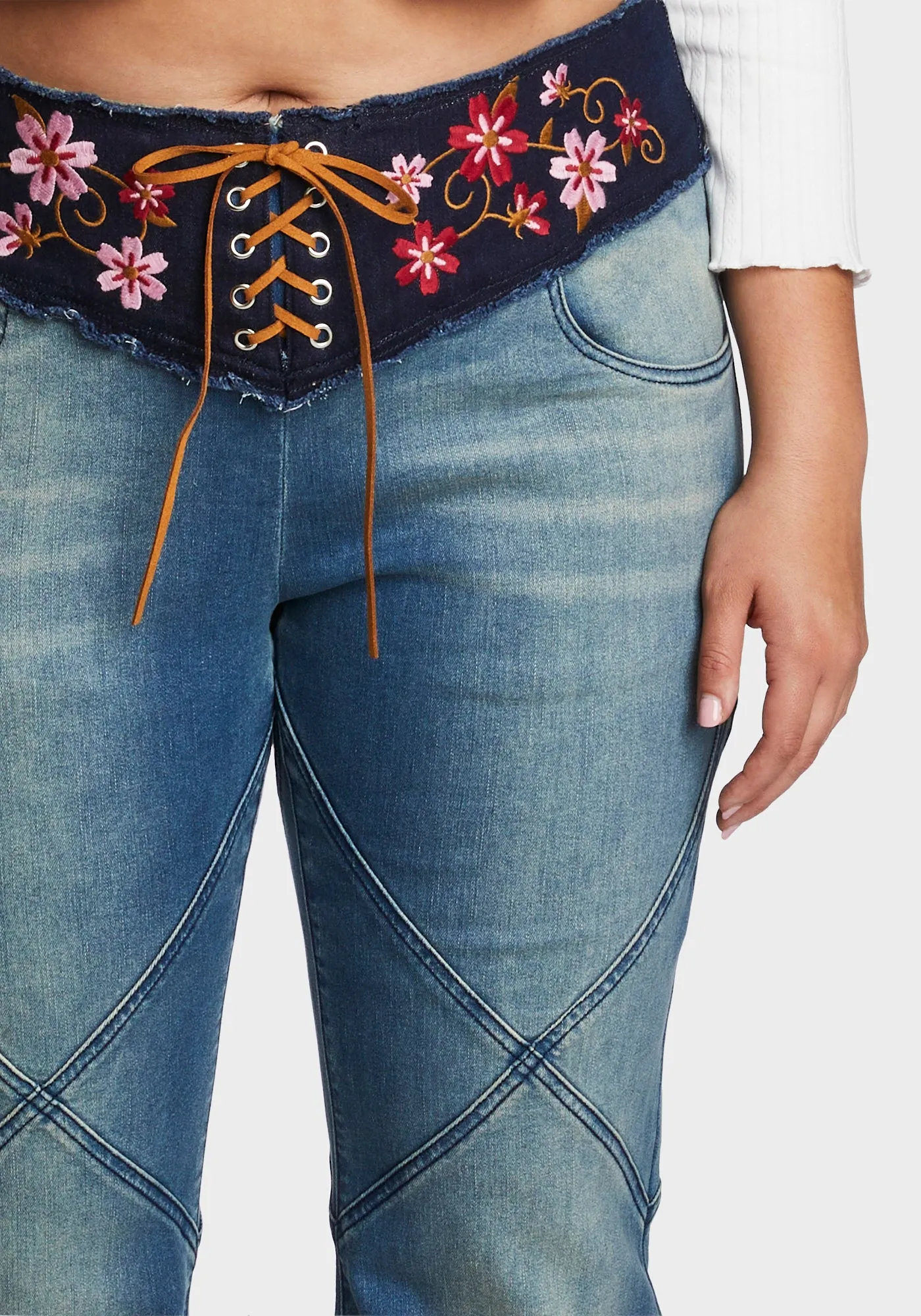 Plus Concrete Jungle Flared Jeans