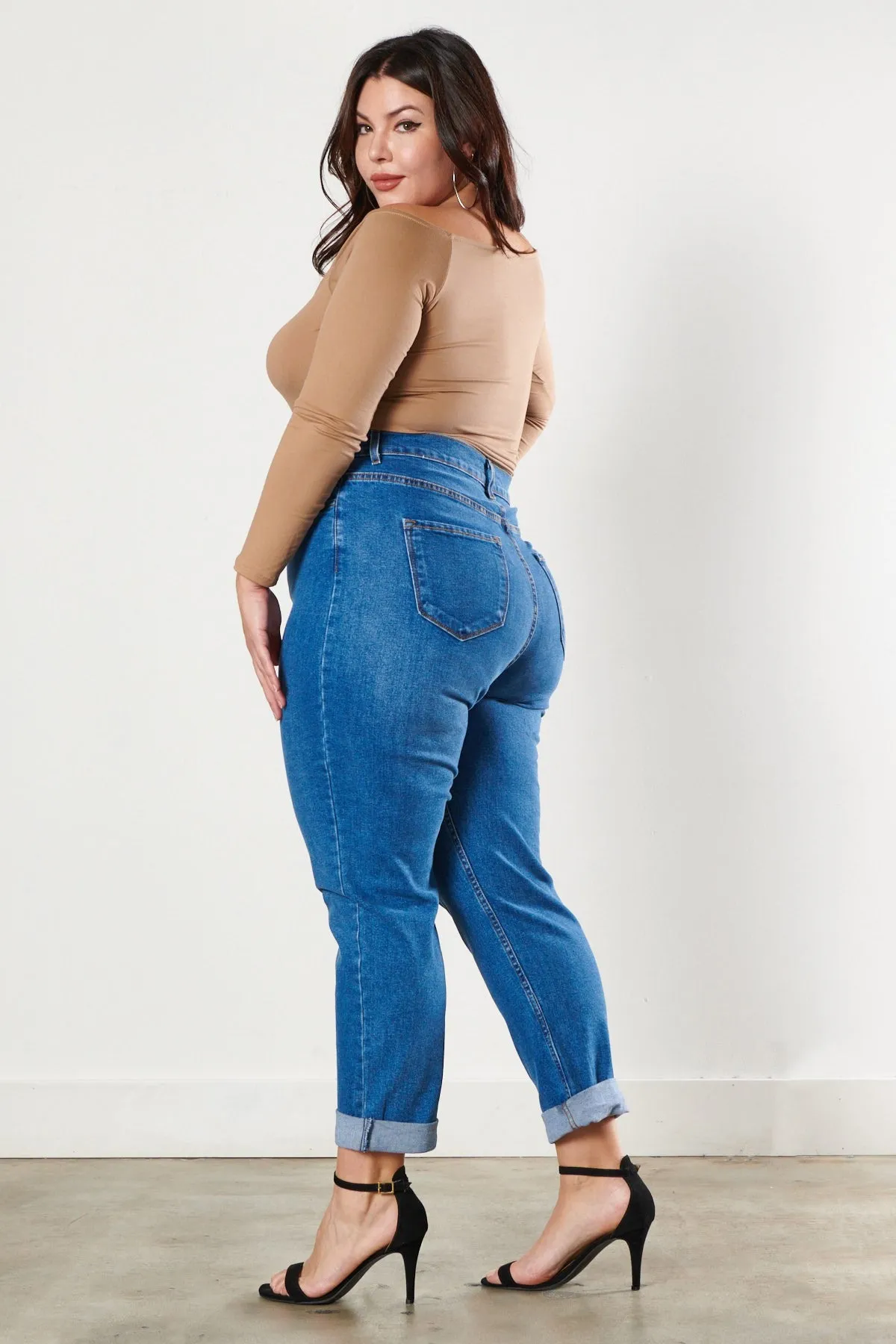 PLUS We're Back Mom Jeans