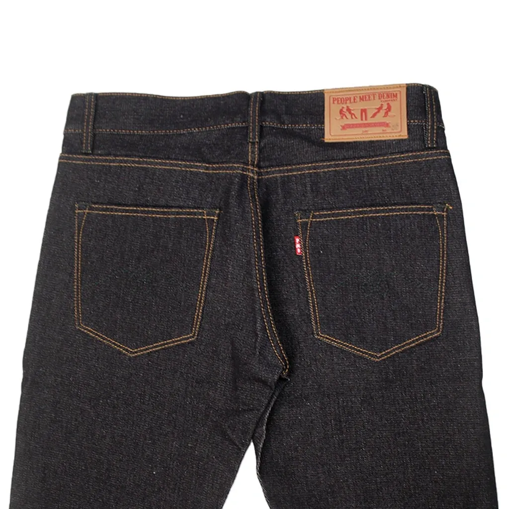 PMD & Co Gorilla 14oz Black Indigo Denim Selvedge Accent Slim Fit