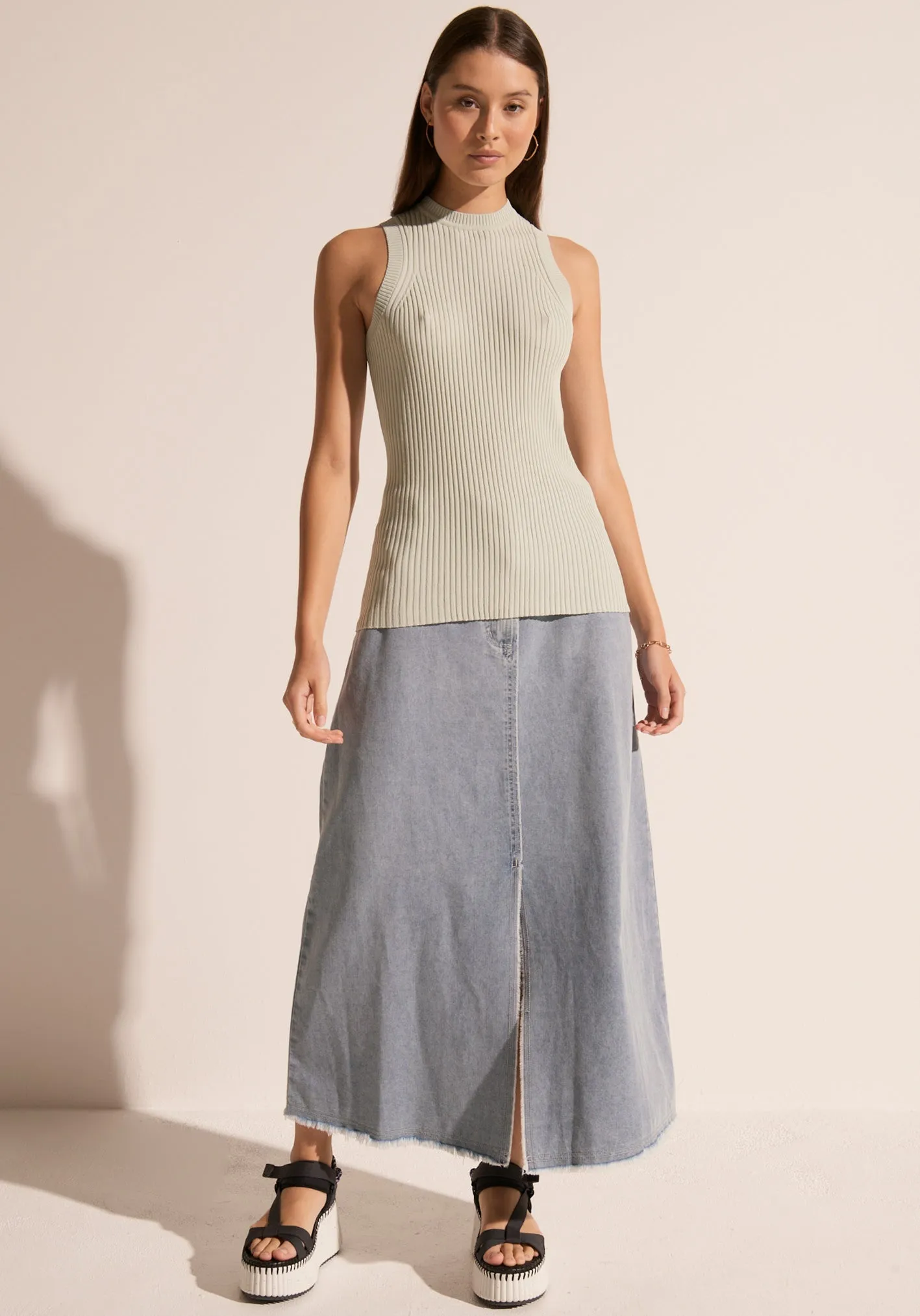 POL Clothing Sale | Rae Skirt | Blue
