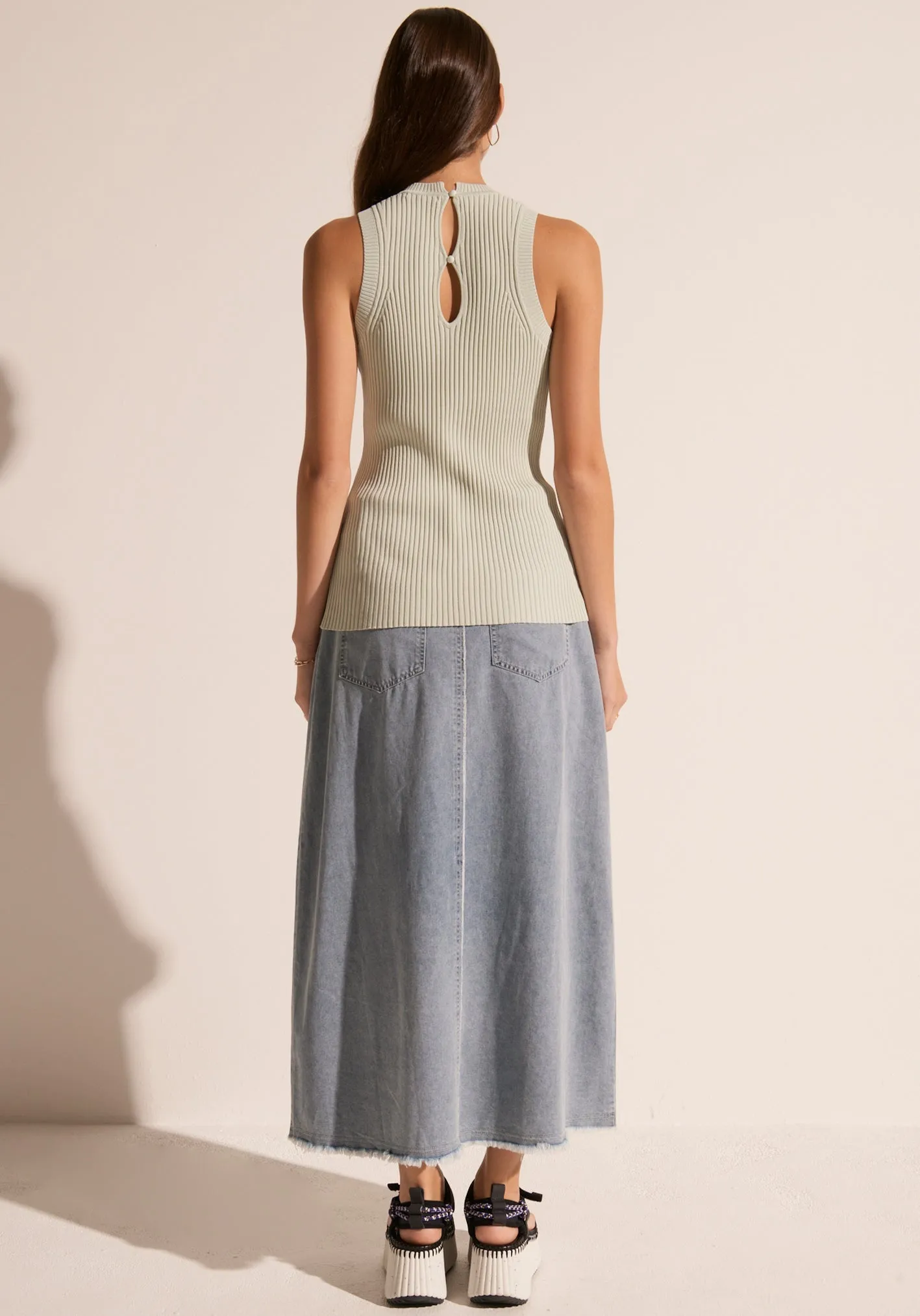 POL Clothing Sale | Rae Skirt | Blue