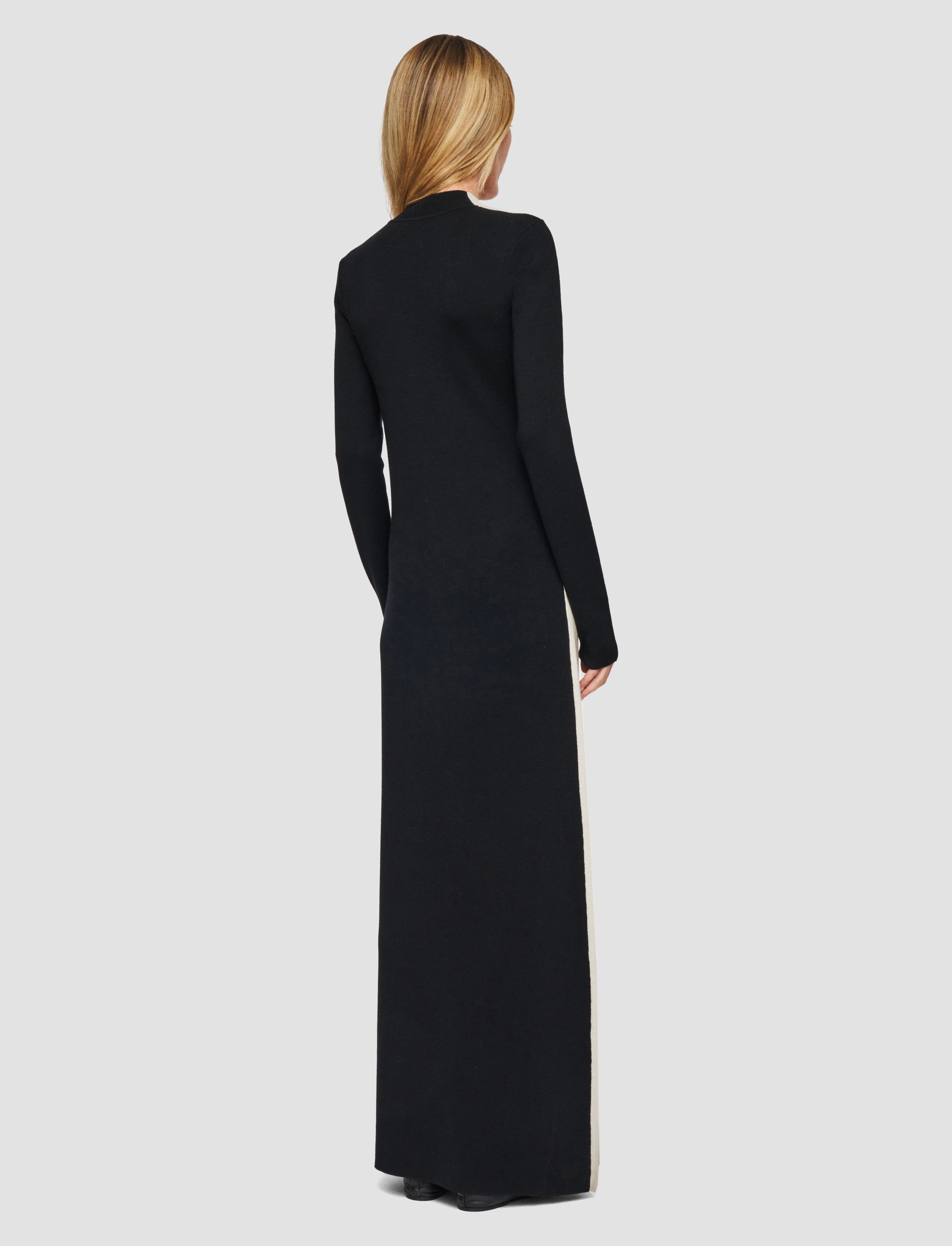 Bi-Colour Knit Dress Photo Light Modern Soft