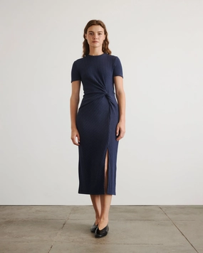 Calm Flow Satin Soft Flint Dress