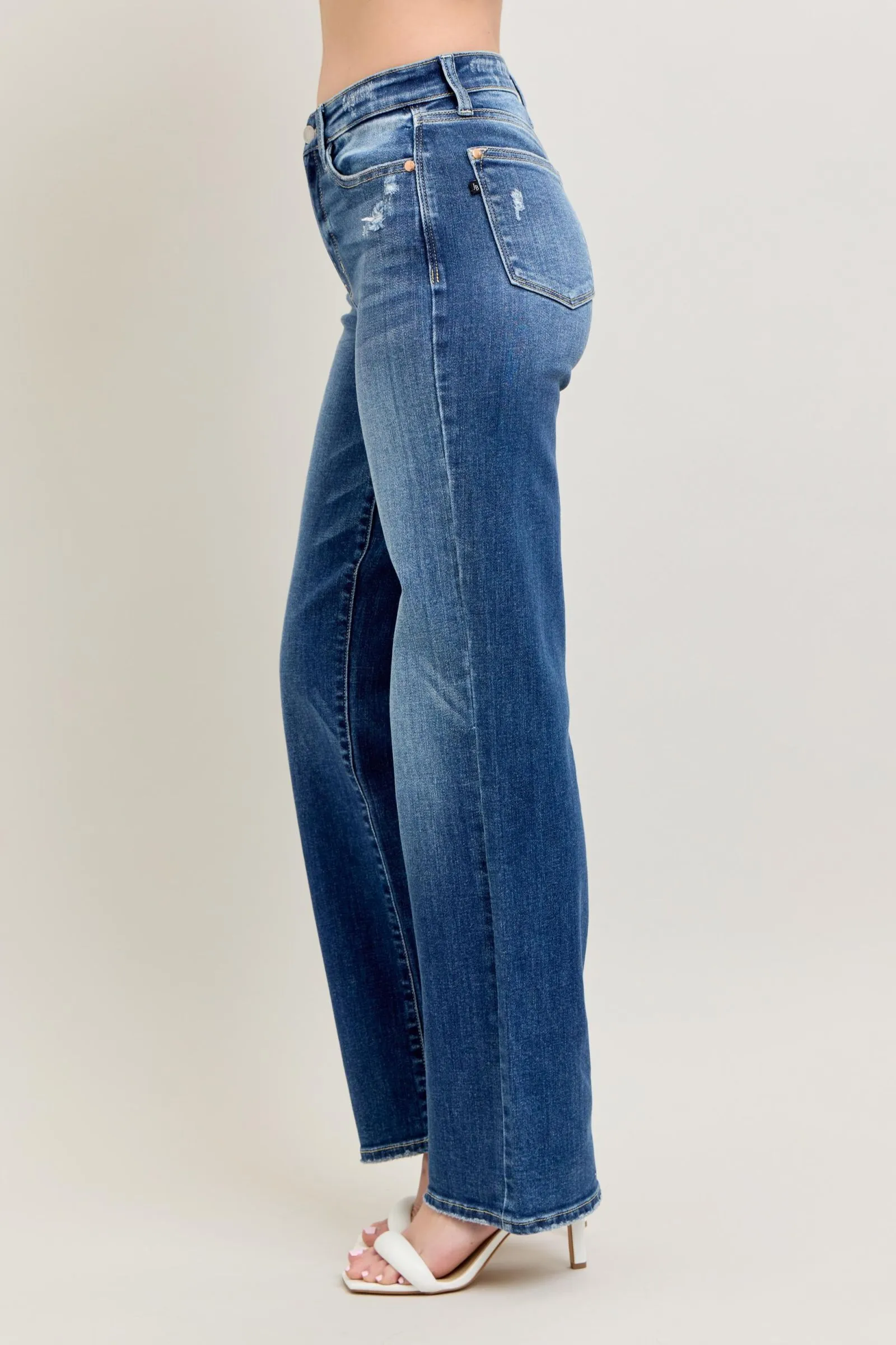 PRE-ORDER Judy Blue High Waist Dark Wash 90's Straight Leg