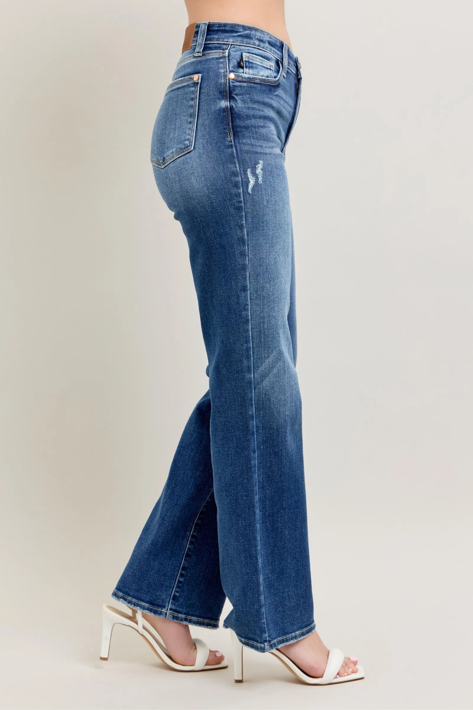 PRE-ORDER Judy Blue High Waist Dark Wash 90's Straight Leg