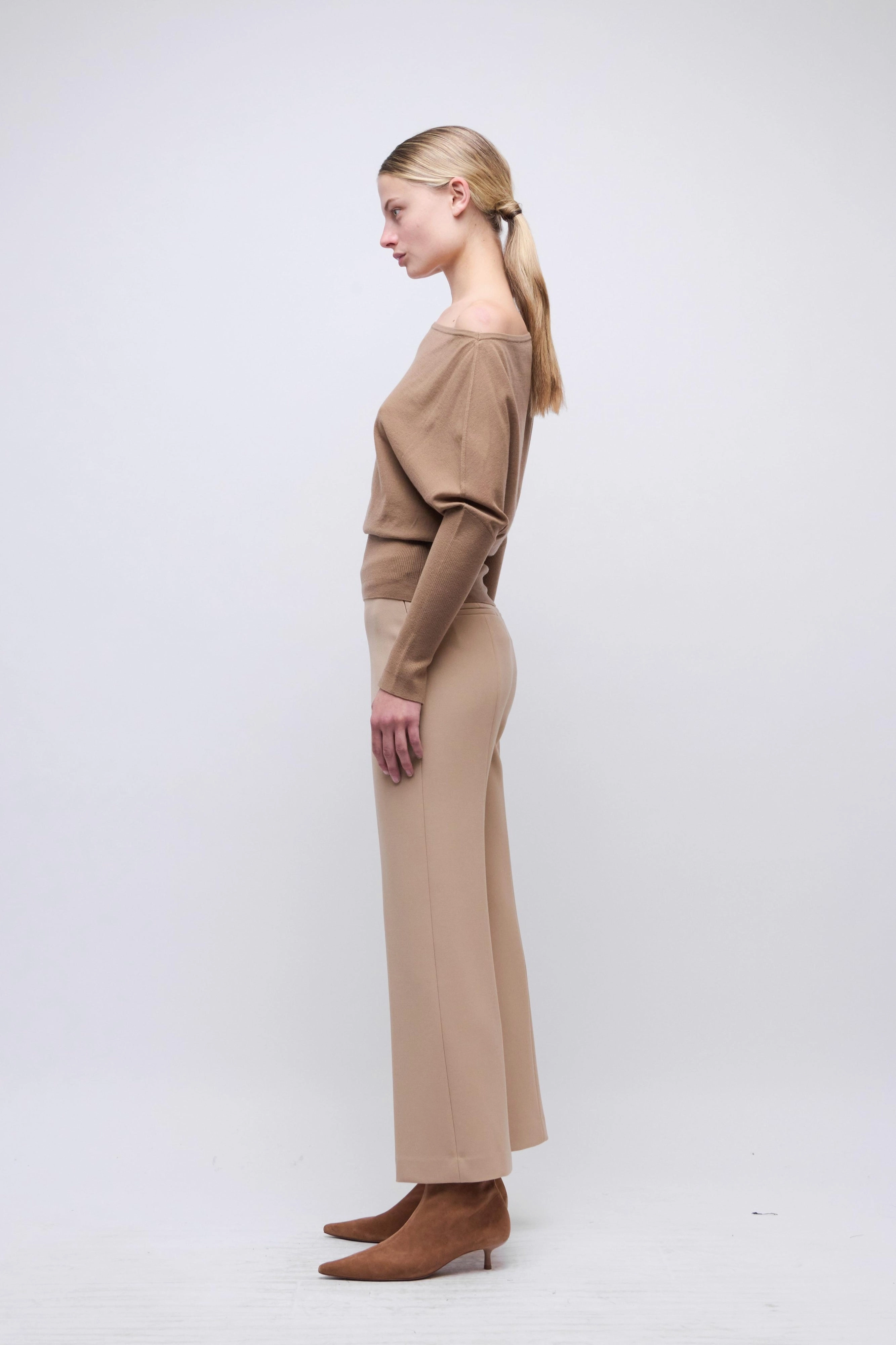 Mackenzie Straight Leg Pant Light Camel Hidden Pocket System Chill Comfort Fit