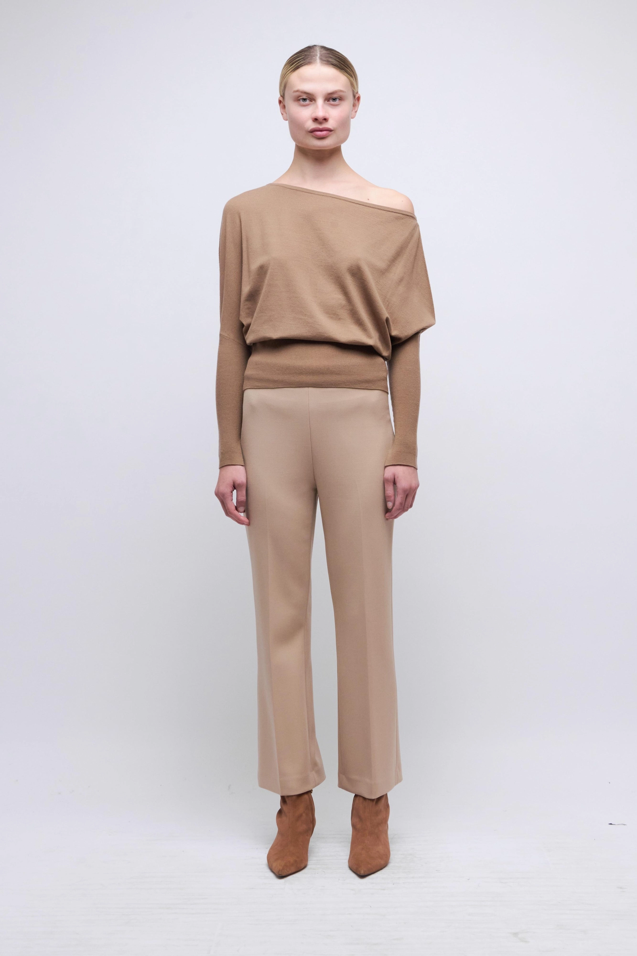Thermal Lining Mackenzie Straight Leg Pant Light Camel