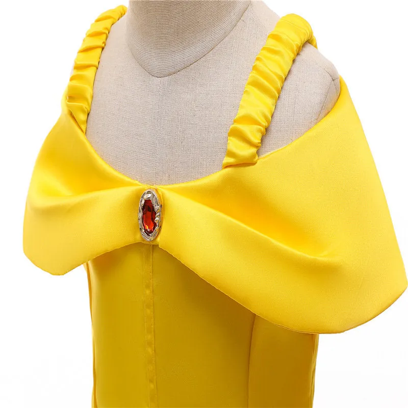 Princess Belle Inspired Girls Costume for Princess Belle