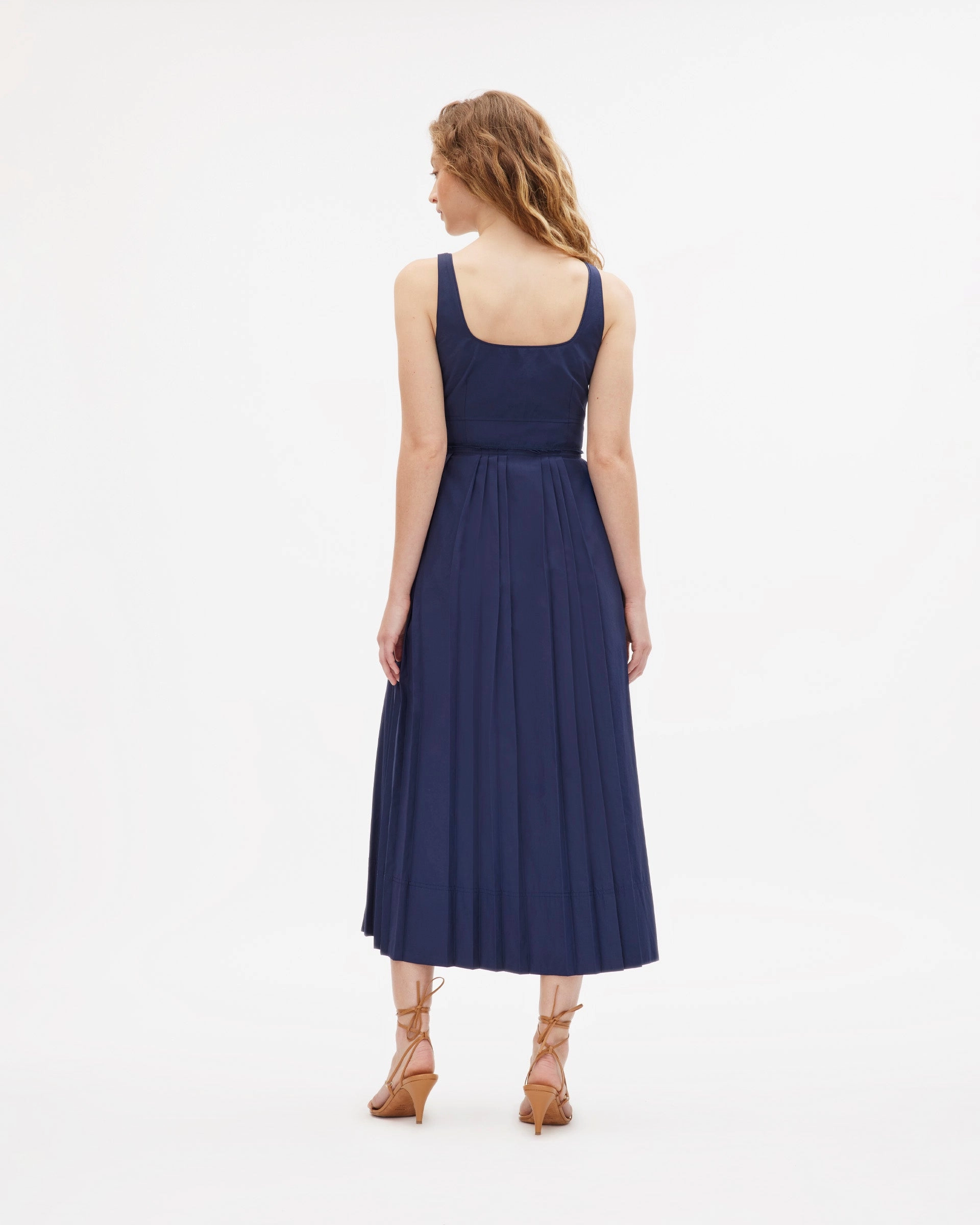 Priscilla Dress ruffle trim