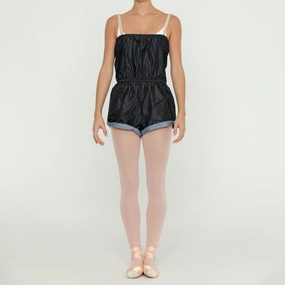 Street Comfy Pull-on Micro Romper BLACK