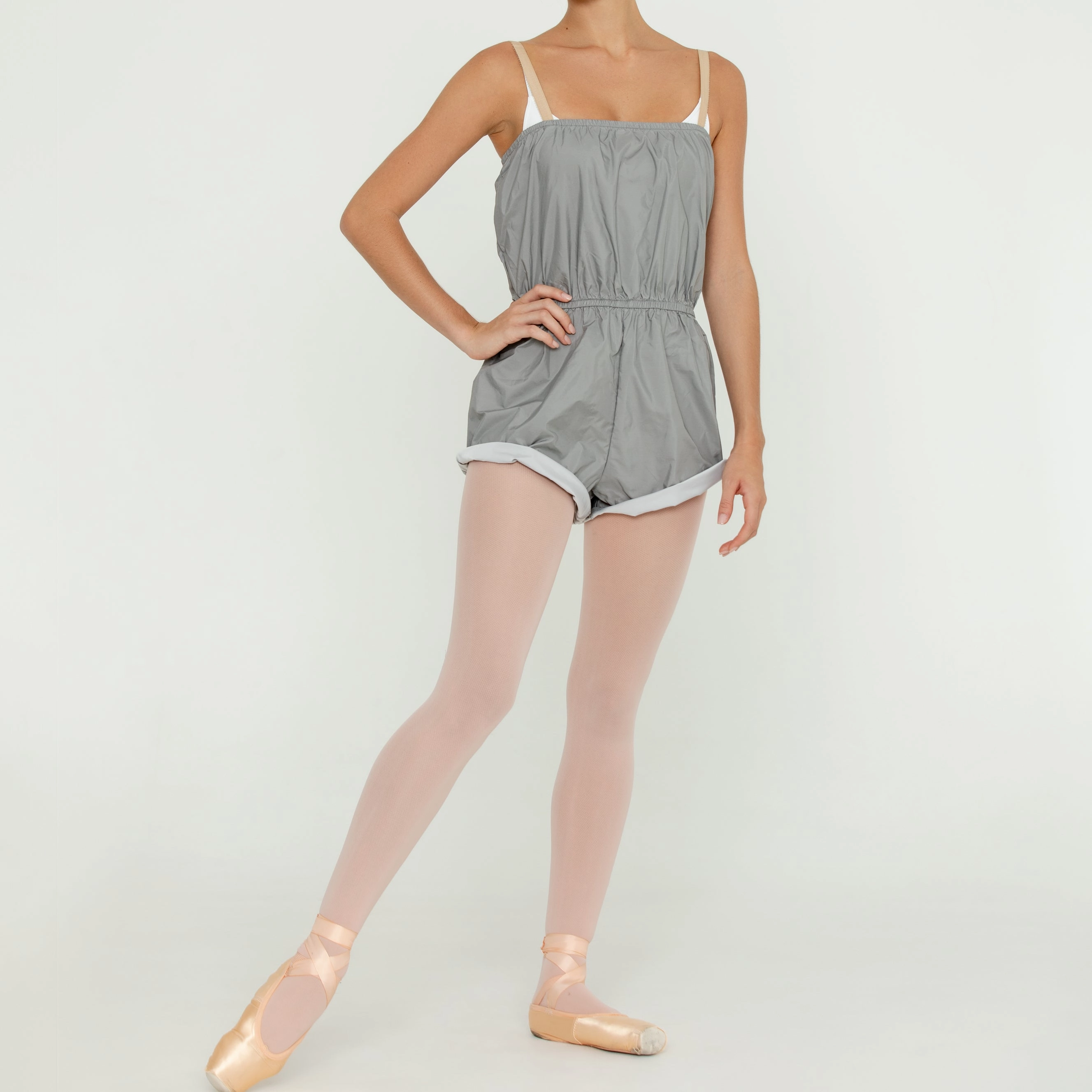 Shopping Athlete Fancy Home Pull-on Micro Romper GRAY