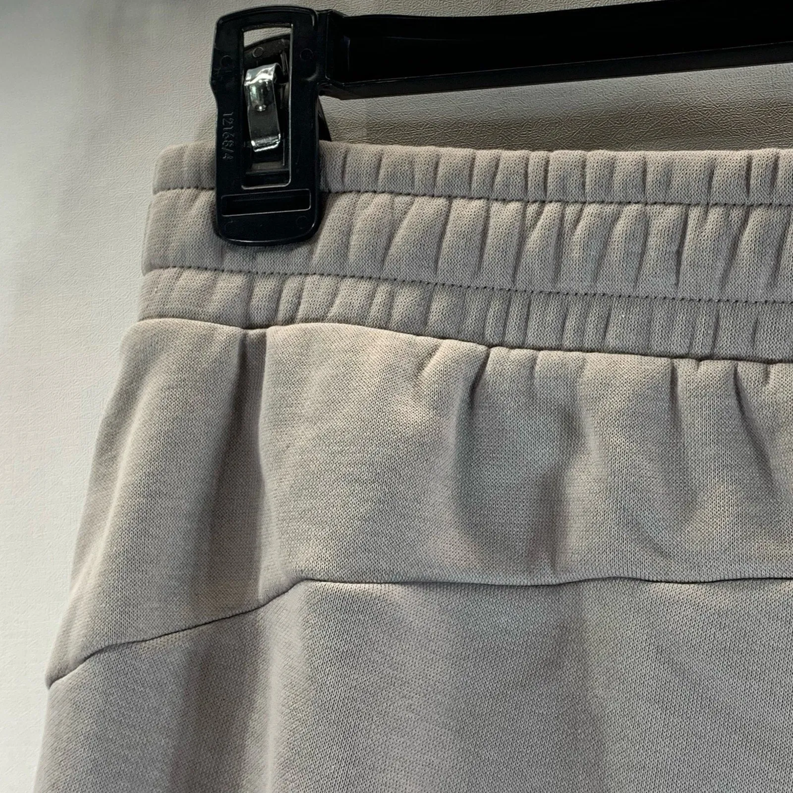 PUMA Men's Concrete Gray Essential Logo Fleece Pull-On Sweatpants SZ XL