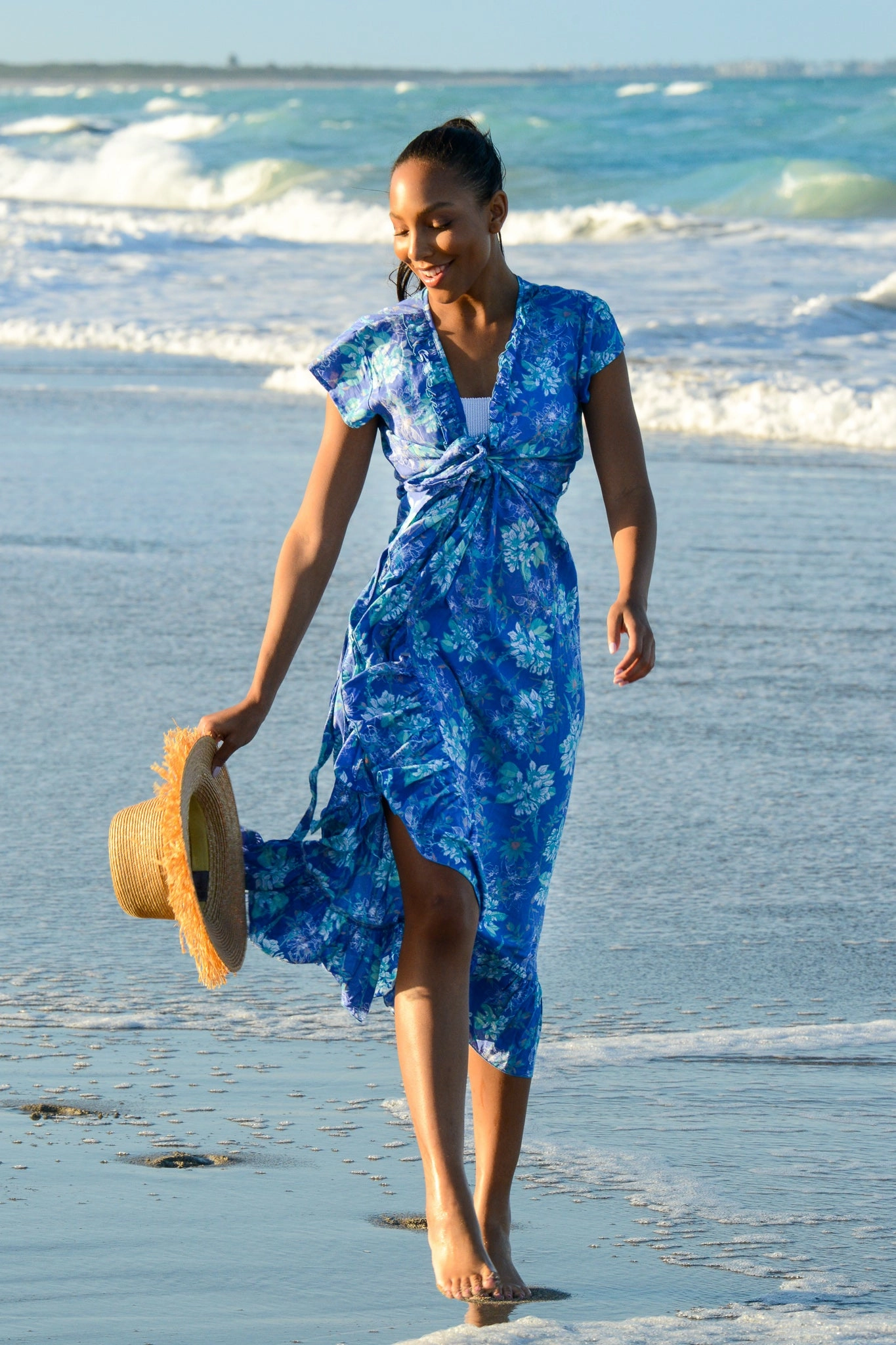 Voyager Dress / Ocean Blue Chic Wear Art Soul