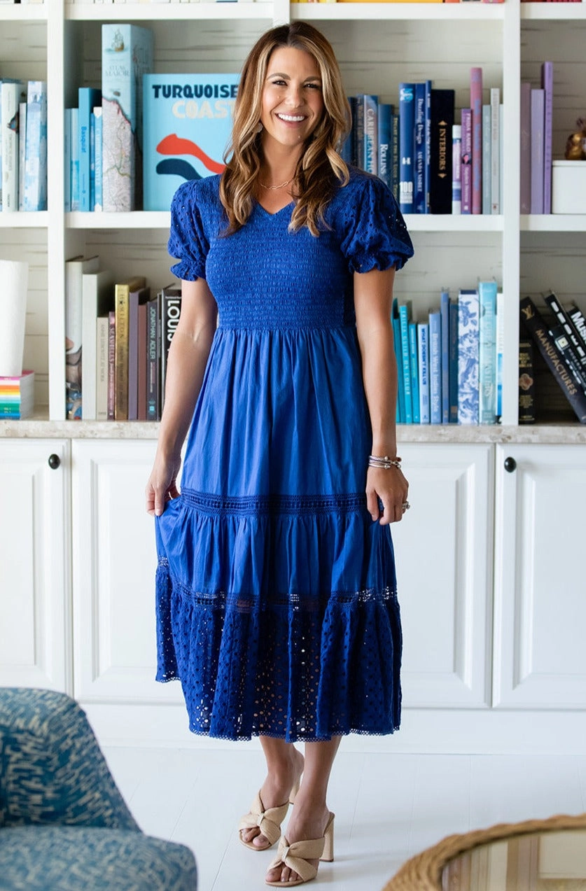 Natalie Dress / Sapphire Urban Cool