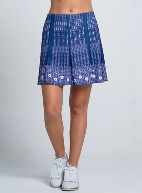 Sporty Comfort Fit Berry Ditsy Skort-long 17.25"