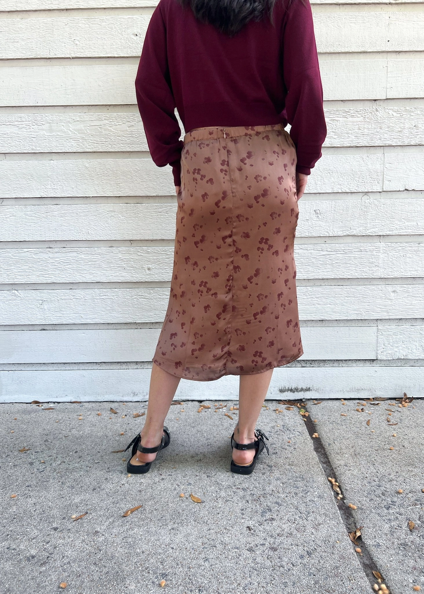 QUINN MIDI SKIRT Invisible Seams