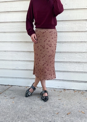 Plant Based Material QUINN MIDI SKIRT